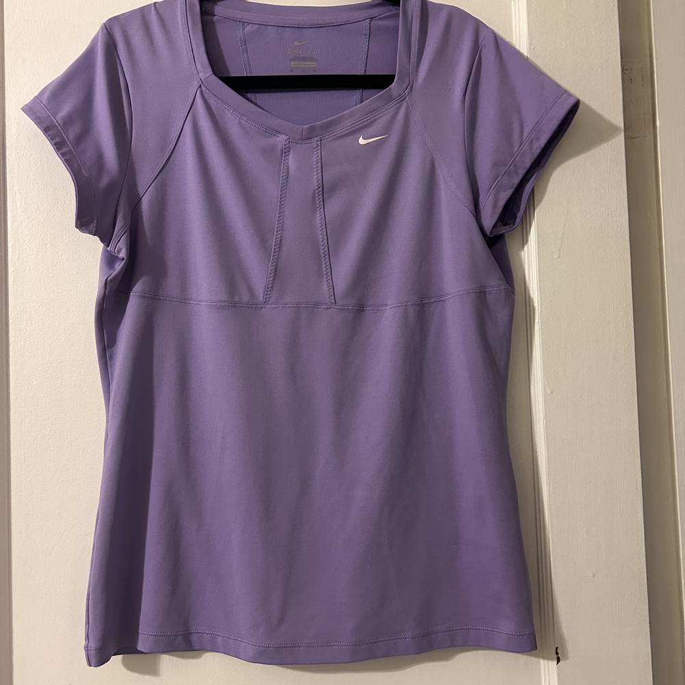 Nike Women's Lavender Short Sleeve Tee Dri -Fit